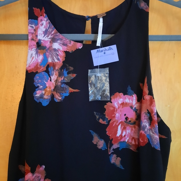 Free People Flutterby Floral Pleated Dress - Picture 4 of 7